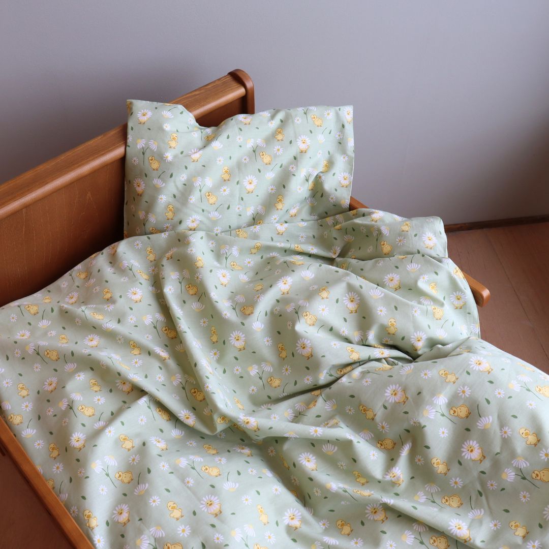 Junior sengesæt - 100x140, 40x45 cm - Ducklings