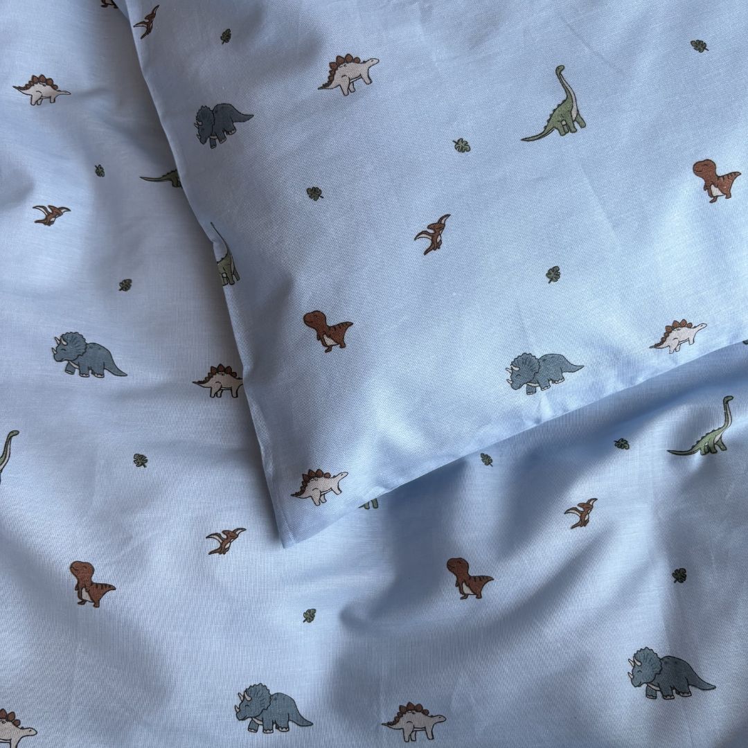Junior sengesæt - 100x140, 40x45 cm - Mini dino