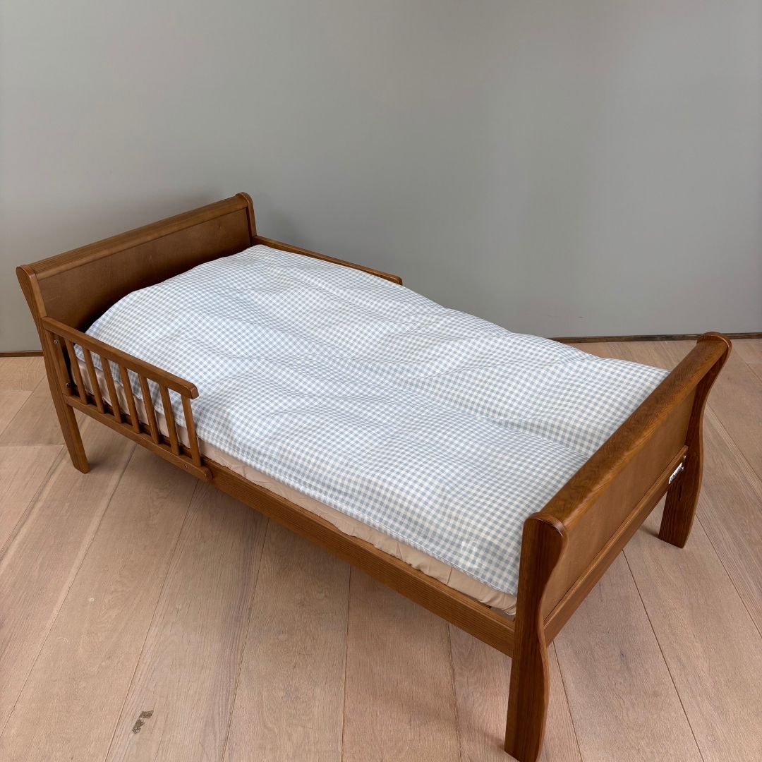 Junior sengesæt - 100x140, 40x45 cm - Blue Check