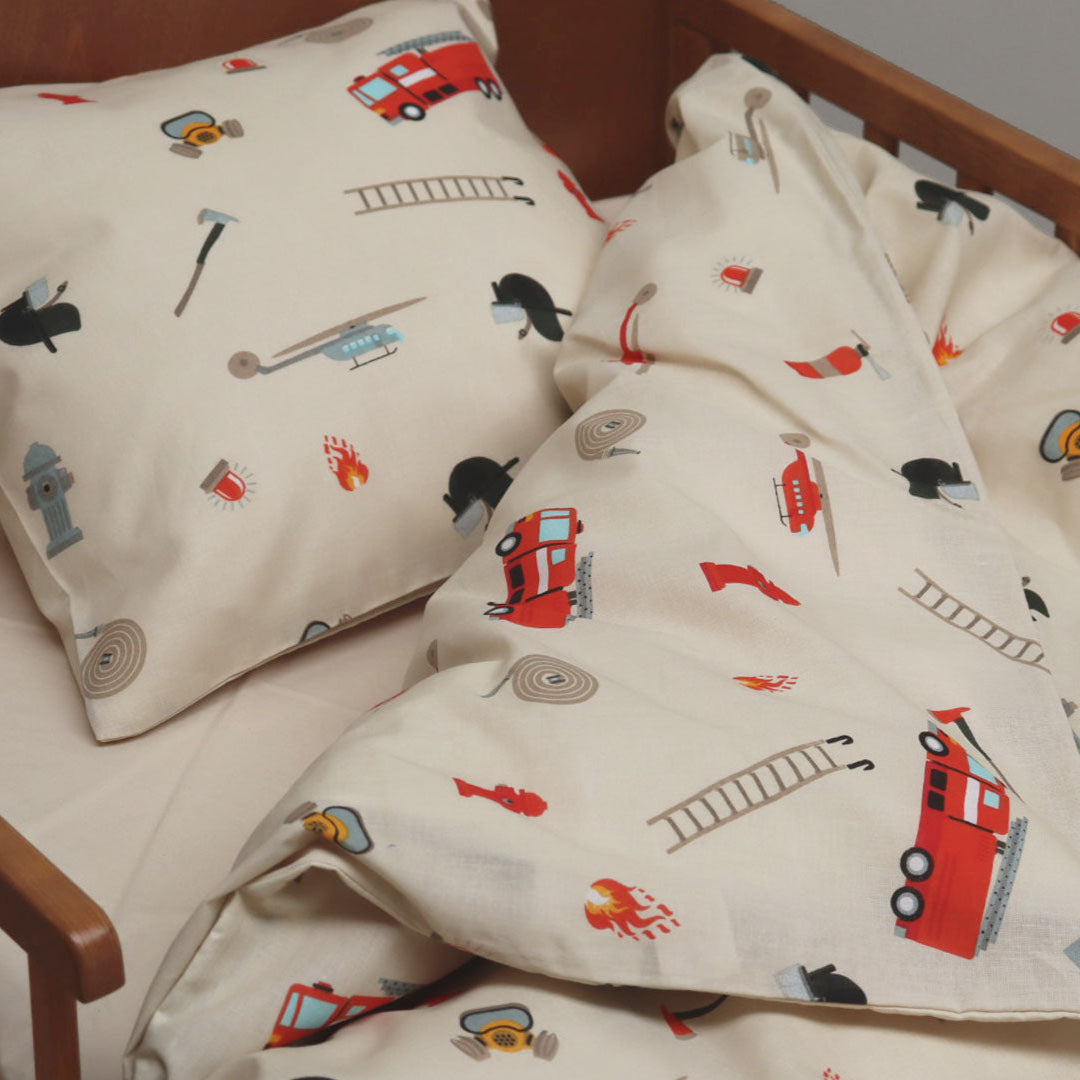 Junior sengesæt - 100x140, 40x45 cm - Fire Fighters