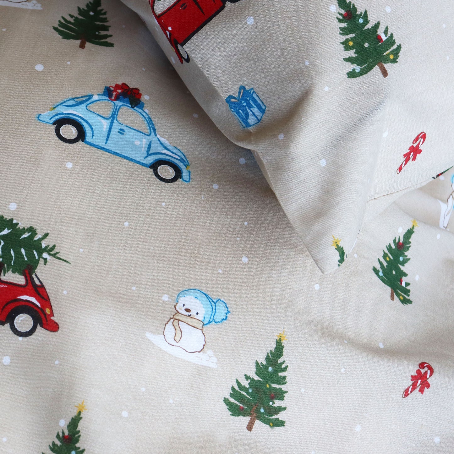 Junior sengesæt - 100x140, 40x45 cm - Christmas Drive