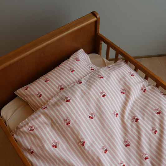 Junior sengesæt - 100x140, 40x45 cm - Cherry bow