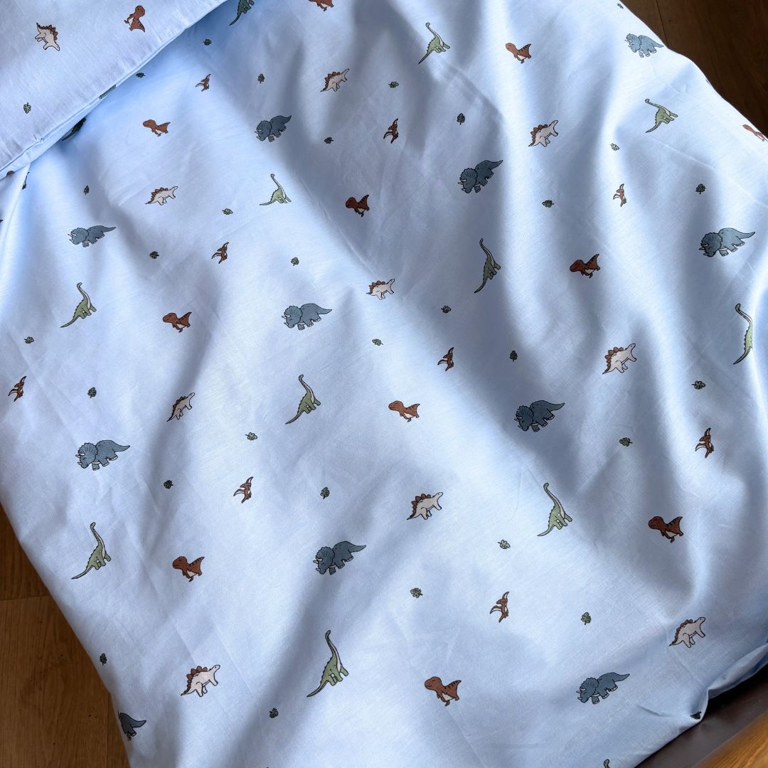 Junior sengesæt - 100x140, 40x45 cm - Mini dino
