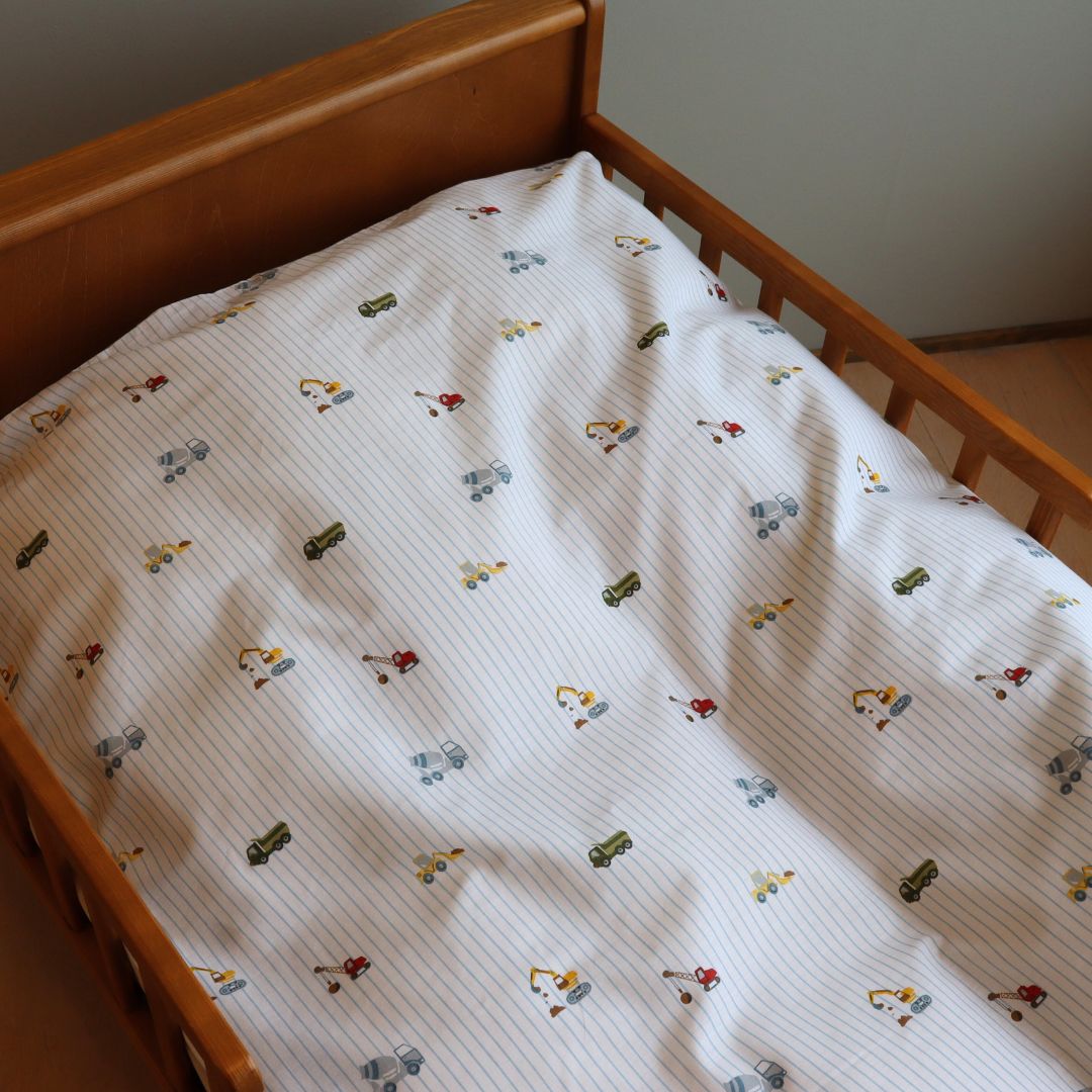 Junior sengesæt - 100x140, 40x45 cm - Excavator