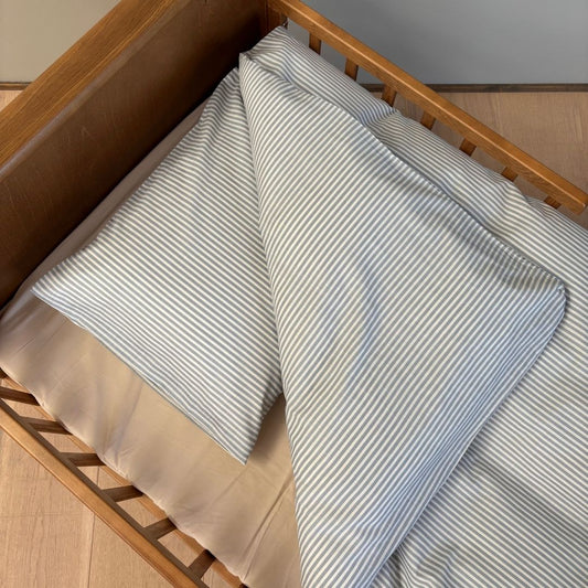 Baby sengesæt - 70x100, 40x45 cm - Blue Pin Stripe