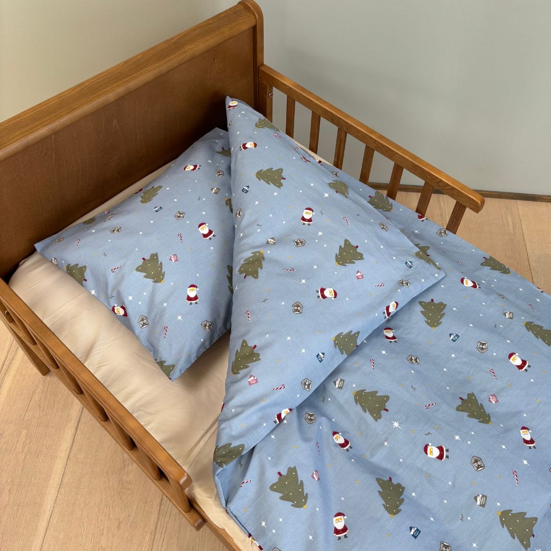 Junior sengesæt - 100x140, 40x45 cm - Dear Santa