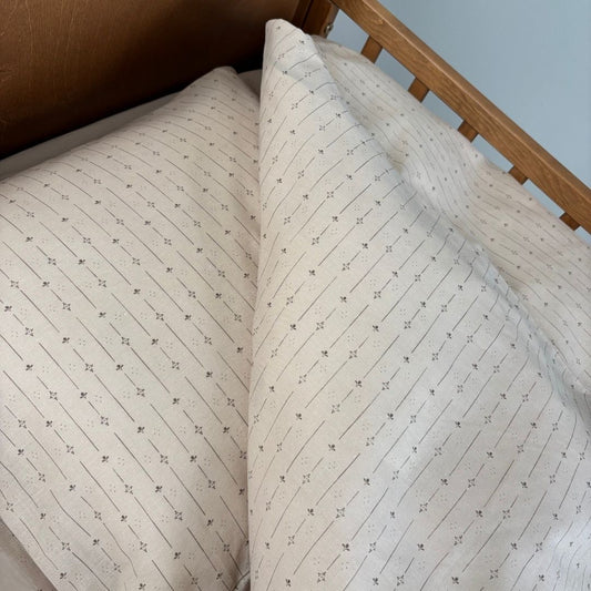 Baby sengesæt - 70x100, 40x45 cm - Flower Stripe