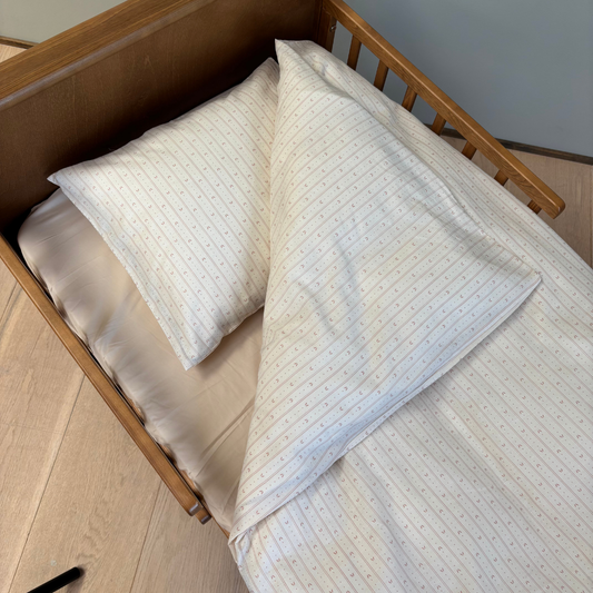 Junior sengesæt - 100x140, 40x45 cm - Leaf Stripe