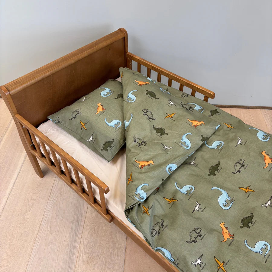 Junior sengesæt - 100x140, 40x45 cm - Dino Names