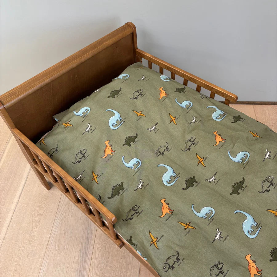 Junior sengesæt - 100x140, 40x45 cm - Dino Names