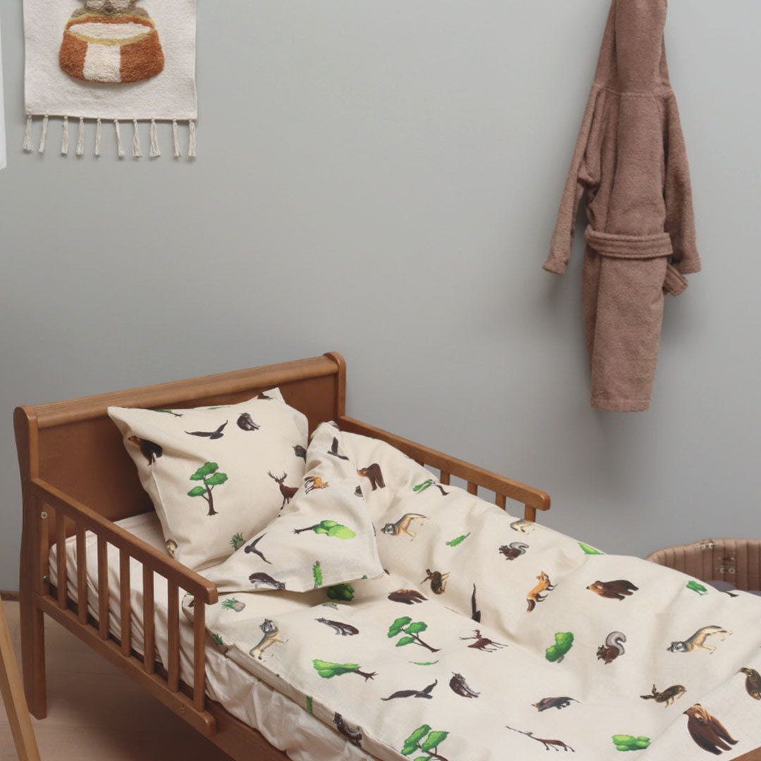 Baby sengesæt - 70x100, 40x45 cm - Forrest Animal