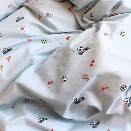 Junior sengesæt - 100x140, 40x45 cm - Football