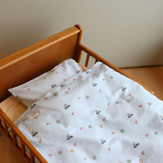 Junior sengesæt - 100x140, 40x45 cm - Football